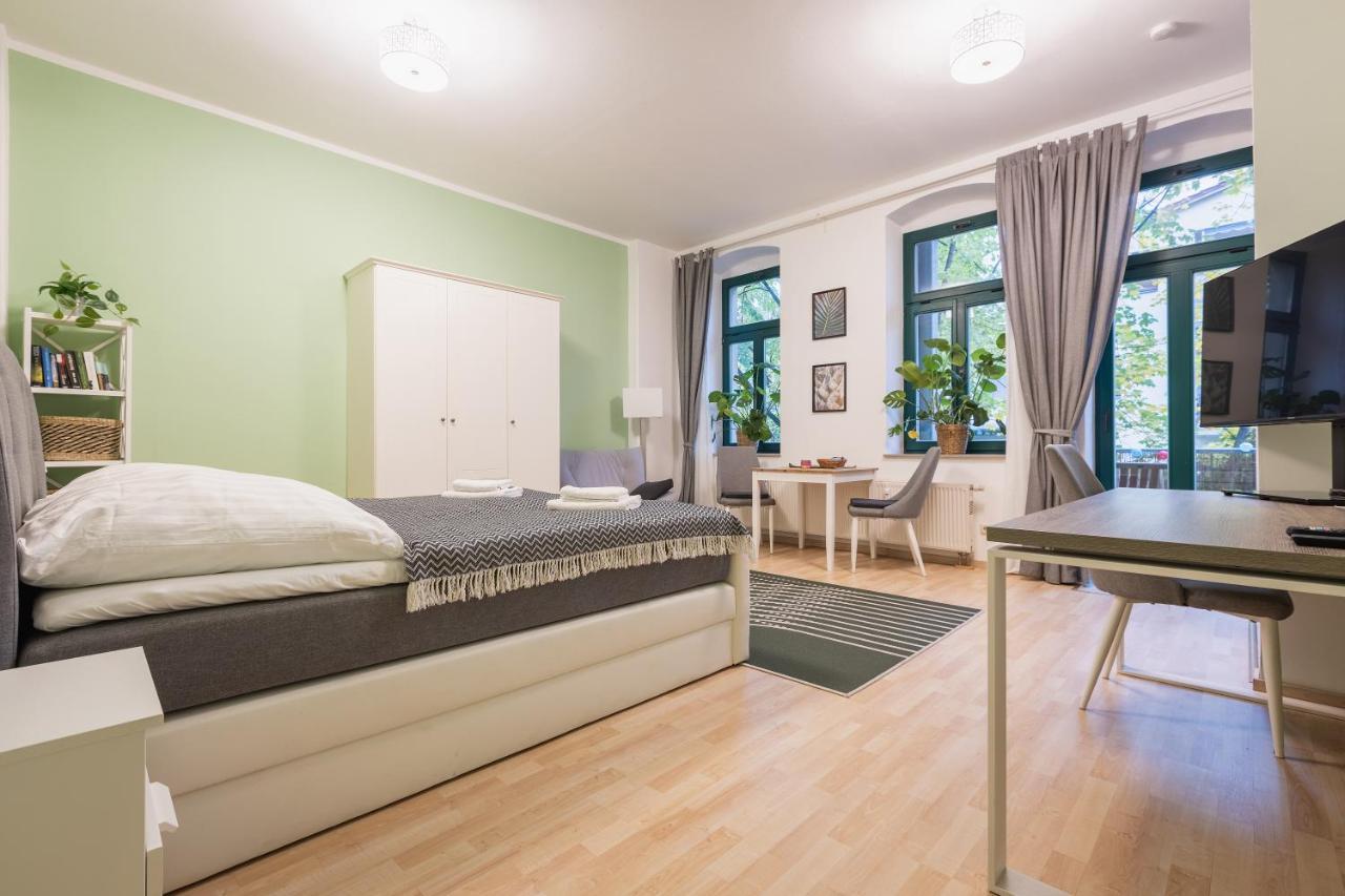 Greens - Ruhige Schoene 1Rwhg Gut Gelegen Mit Balkon Dresden Exteriör bild